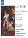 BACH, J.S.: Alto Cantatas Vol. 1